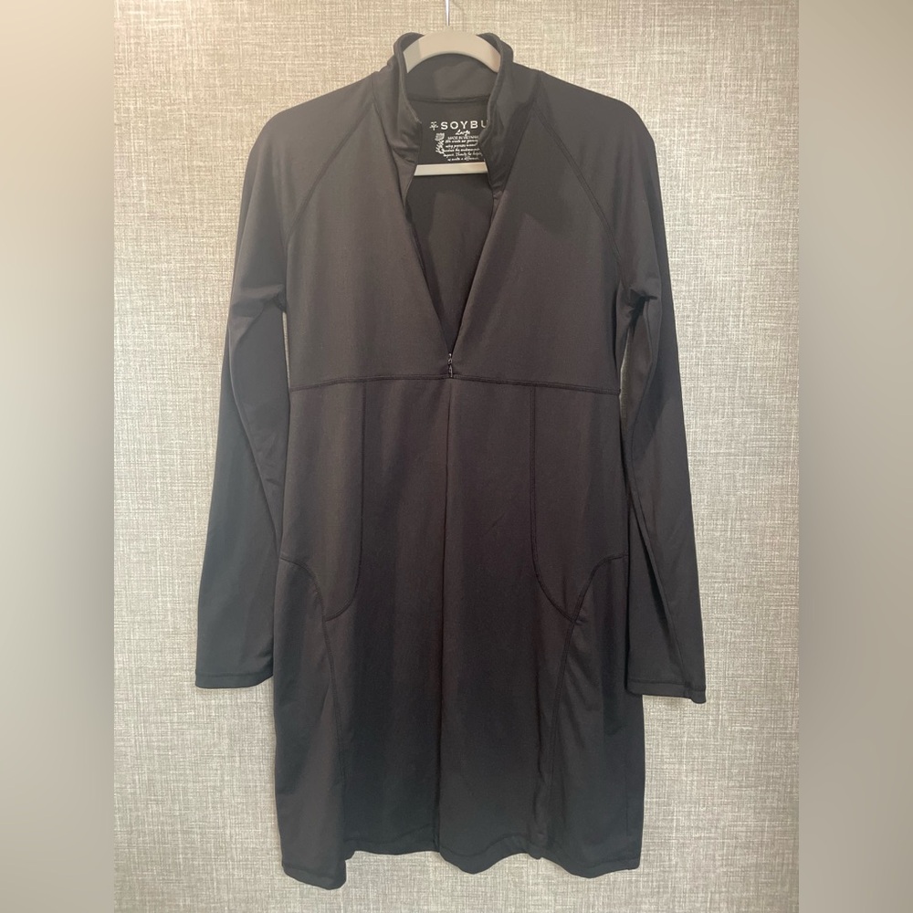 Soybu Black Performance Tunic Top